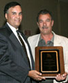 Dr. Ducharme receiving an award